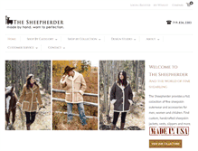 Tablet Screenshot of customsheepskinjackets.com